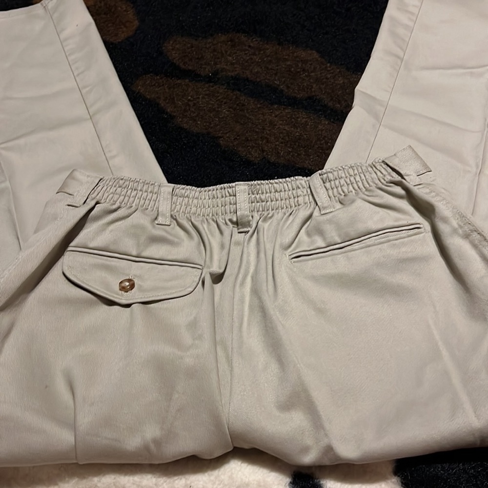 Khaki dress pants size 38-S - Picture 5 of 5